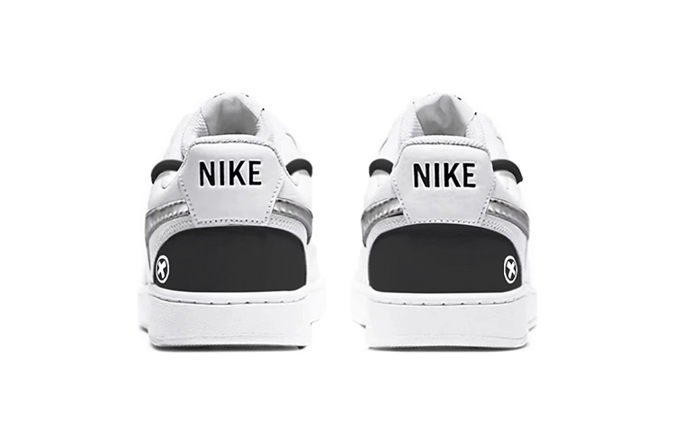 Shop [Custom Shoes] Nike Court Vision 1 Low 'Black White Panda'