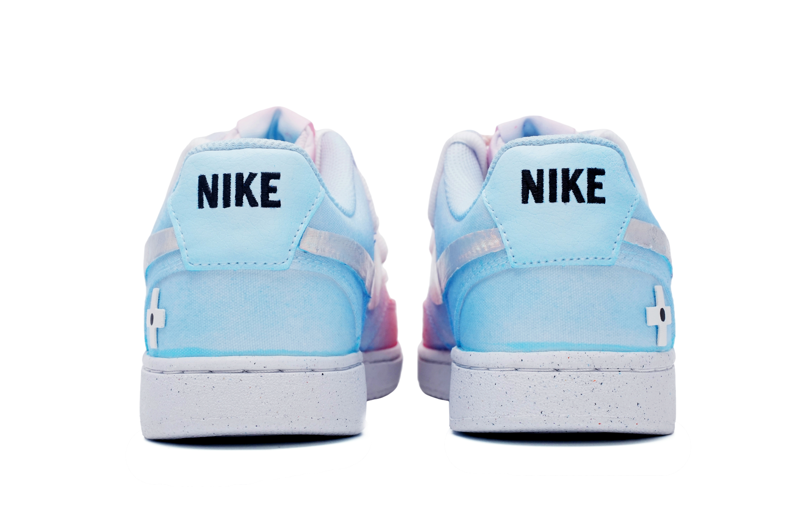 [Custom Shoes] Nike Court Vision 1 Low 'Blue Pink Tie-Dye' 圖 4