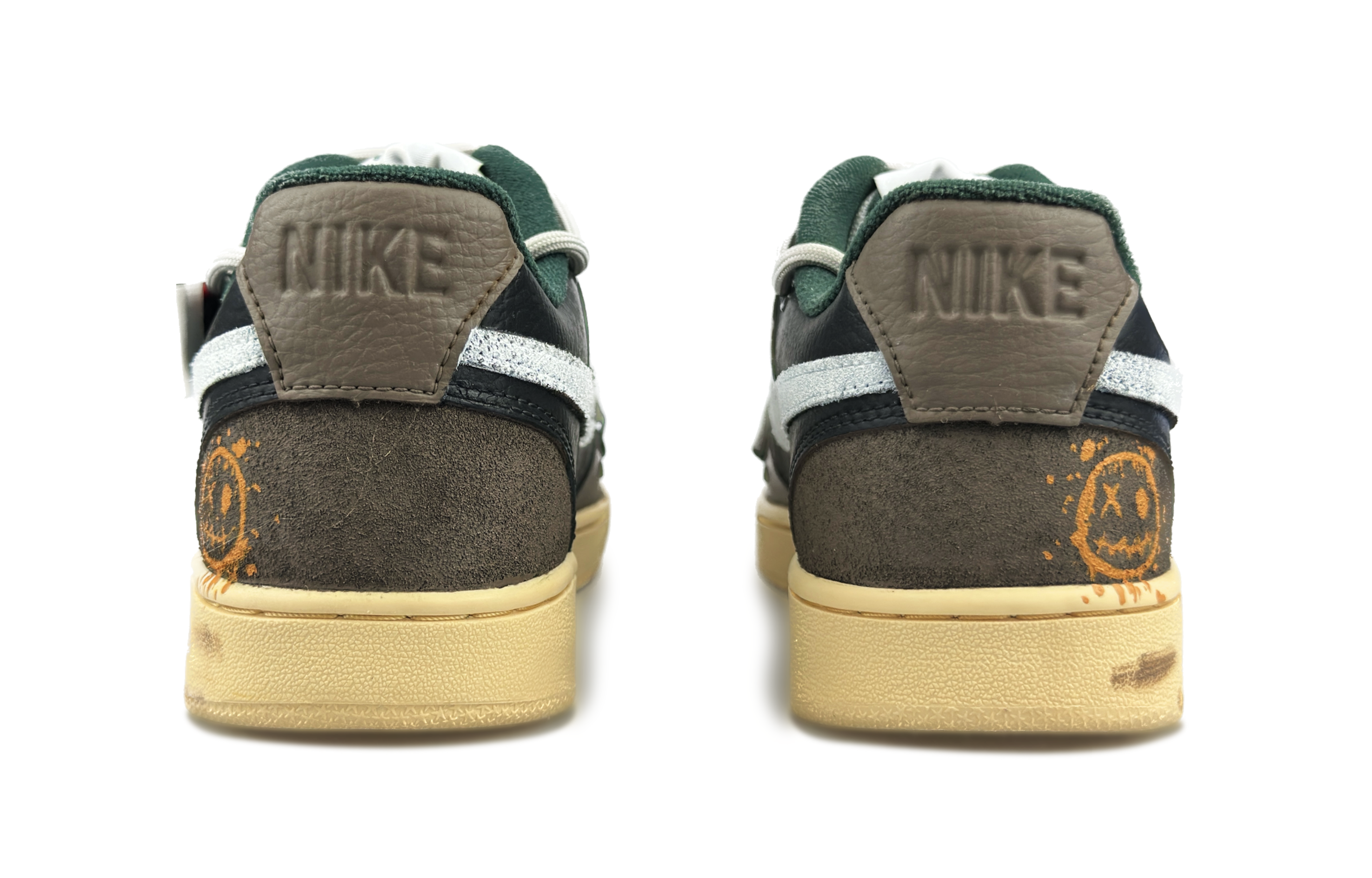 [Custom Shoes] Nike Court Vision 1 Low 'Brown Black Street' 圖 4