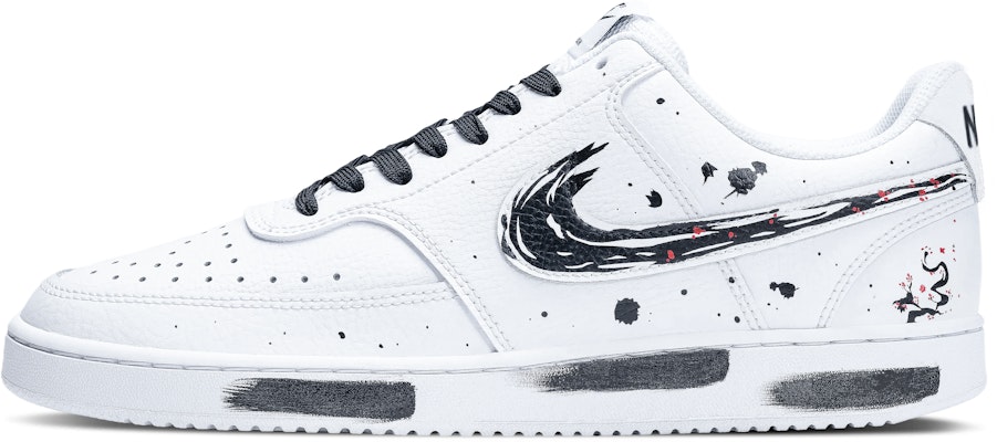 나이키 커스텀 코트 비전 로우 '먹흰검' (Nike Custom Court Vision Low '먹흰검') CD5463-101(Team拾陆-男款水墨QD) Buy 나이키 커스텀 코트 비전 로우 '먹흰검' (Nike Custom Court Vision Low '먹흰검') CD5463-101(Team拾陆-男款水墨QD)