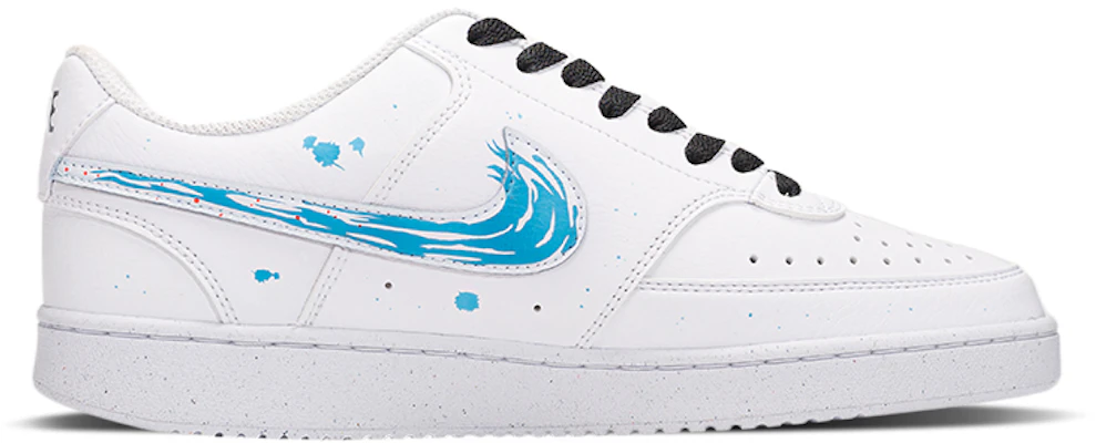【定製球鞋】Nike Court Vision 1 Low 溫變水墨 台灣風 潑墨 簡約舒適 低筒 板鞋 男女同款 黑白藍 Order 【定製球鞋】Nike Court Vision 1 Low 溫變水墨 台灣風 潑墨 簡約舒適 低筒 板鞋 男女同款 黑白藍