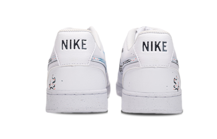 [Custom Shoes] Nike Court Vision 1 Low 'Chinese Ink Black White Blue' 圖 4