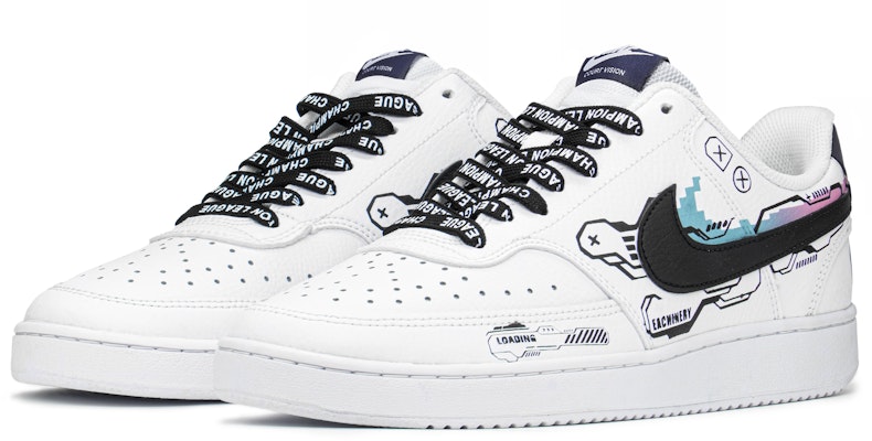 【定製球鞋】Nike Court Vision 1 賽博 機械 解構 低幫 板鞋 藍粉黑白 Lookbook 【定製球鞋】Nike Court Vision 1 賽博 機械 解構 低幫 板鞋 藍粉黑白