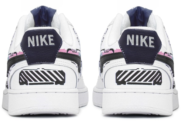 【定製球鞋】Nike Court Vision 1 賽博 機械 解構 低幫 板鞋 藍粉黑白 Shop 【定製球鞋】Nike Court Vision 1 賽博 機械 解構 低幫 板鞋 藍粉黑白