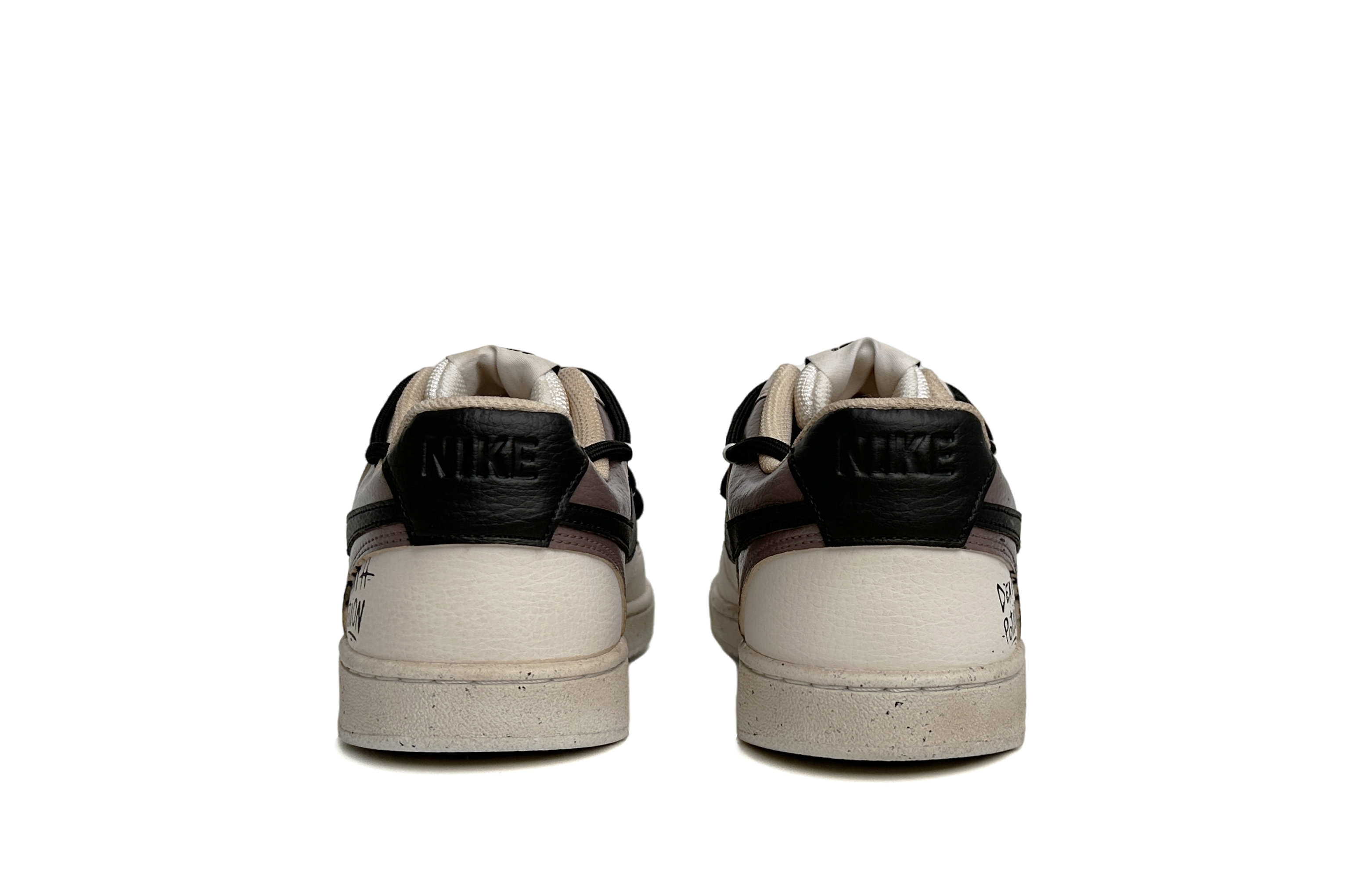 Shop [定制鞋] 耐克Court Vision 1 Low '沙漠魅影' DH2987-101(Team87-荒漠幽影男款黑棕)