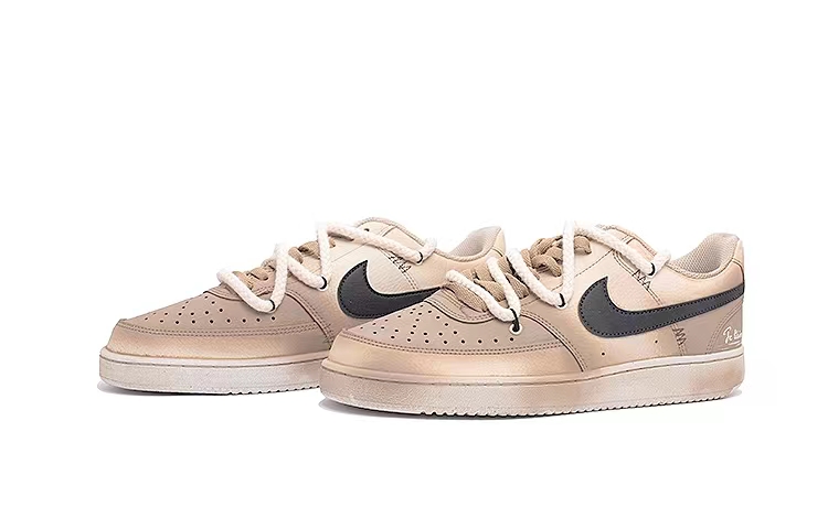 Lookbook [Zapatillas Personalizadas] Nike Court Vision 1 Low 'Doomsday Desert' DH2987-101（TEAM109-末日沙漠）