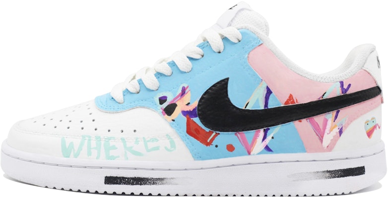 나이키 커스텀 코트 비전 로우 '도파민 그라피티 블루 핑크' DH2987-101(Team39-AMY122多巴胺) Buy 나이키 커스텀 코트 비전 로우 '도파민 그라피티 블루 핑크' DH2987-101(Team39-AMY122多巴胺)