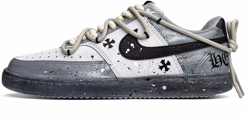 나이키 커스텀 코트 비전 로우 '고딕 그레이-블랙' DH2987-101(Team87-哥特之音男款灰黑) Buy 나이키 커스텀 코트 비전 로우 '고딕 그레이-블랙' DH2987-101(Team87-哥特之音男款灰黑)