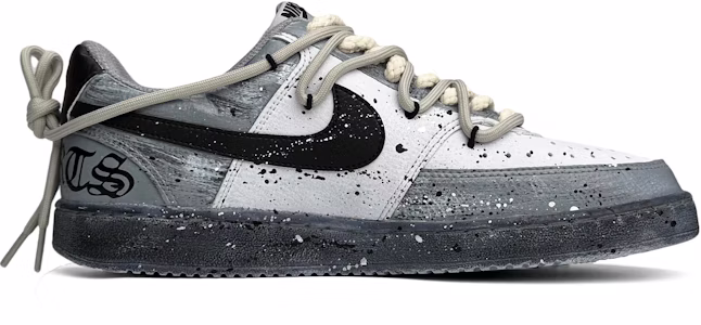 Zapatillas Nike Court Vision 1 Low 'Gris Sonido Gótico-Negro' DH2987-101(Team87-哥特之音男款灰黑) Order Zapatillas Nike Court Vision 1 Low 'Gris Sonido Gótico-Negro' DH2987-101(Team87-哥特之音男款灰黑)