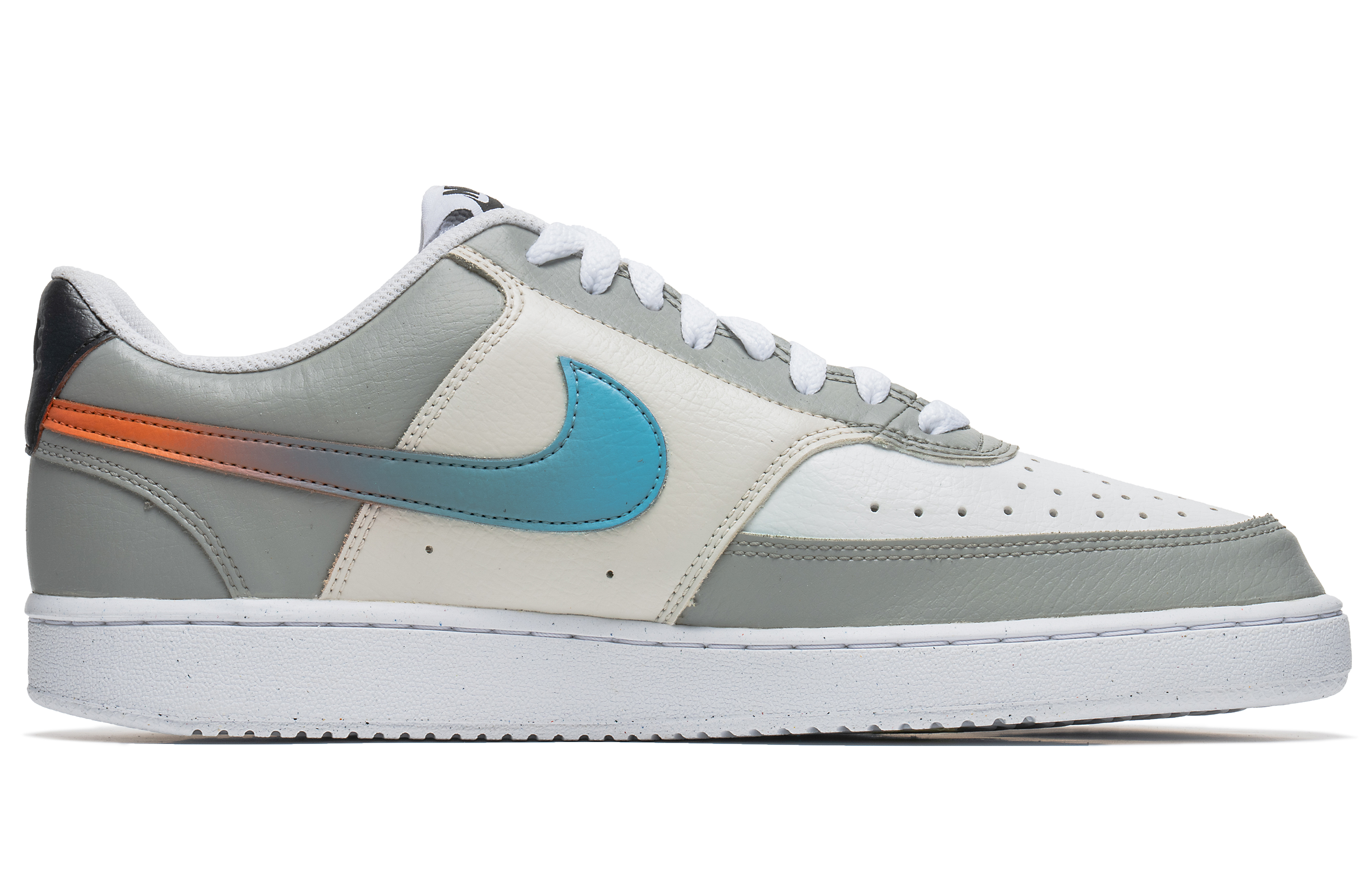 Order [カスタムシューズ] ナイキ コートビジョン 1 ロー 'グレー ホワイト クレイン デコンストラクテッド' DH2987-101(TeamB-男款炫彩解构Court)