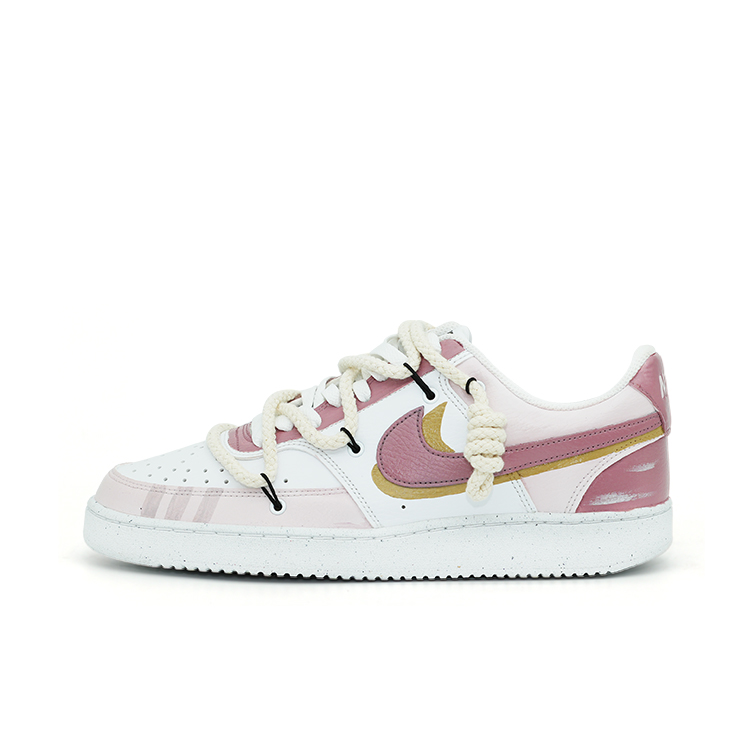 Buy [Zapatos Personalizados] Nike Court Vision 1 Low 'Rosa Helado' DH2987-101（TEAM106-男款冰莓)