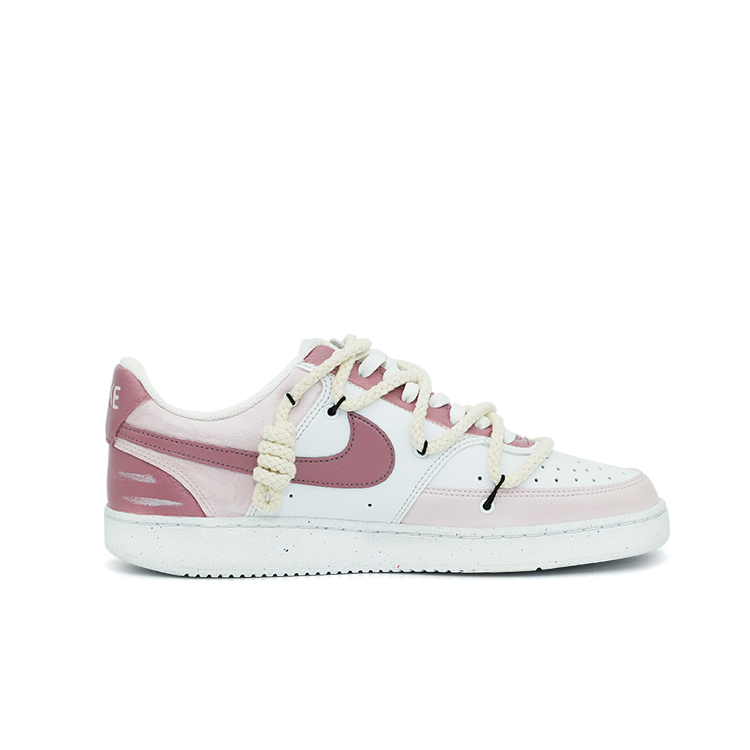 Order [Zapatos Personalizados] Nike Court Vision 1 Low 'Rosa Helado' DH2987-101（TEAM106-男款冰莓)