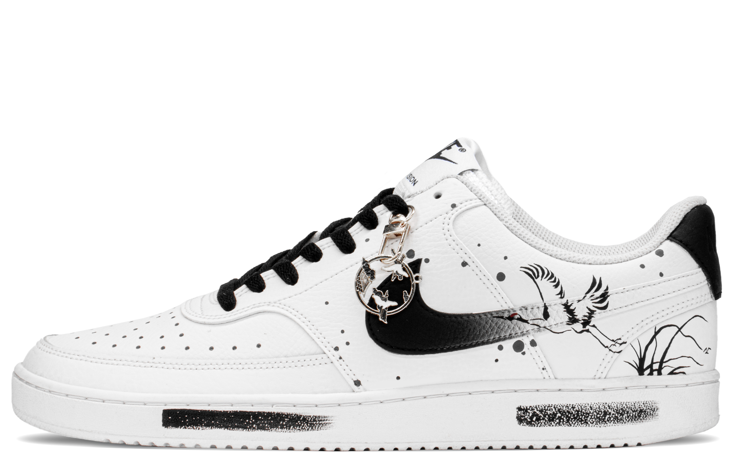 [Custom Shoes] Nike Court Vision 1 Low 'Ink Crane'
