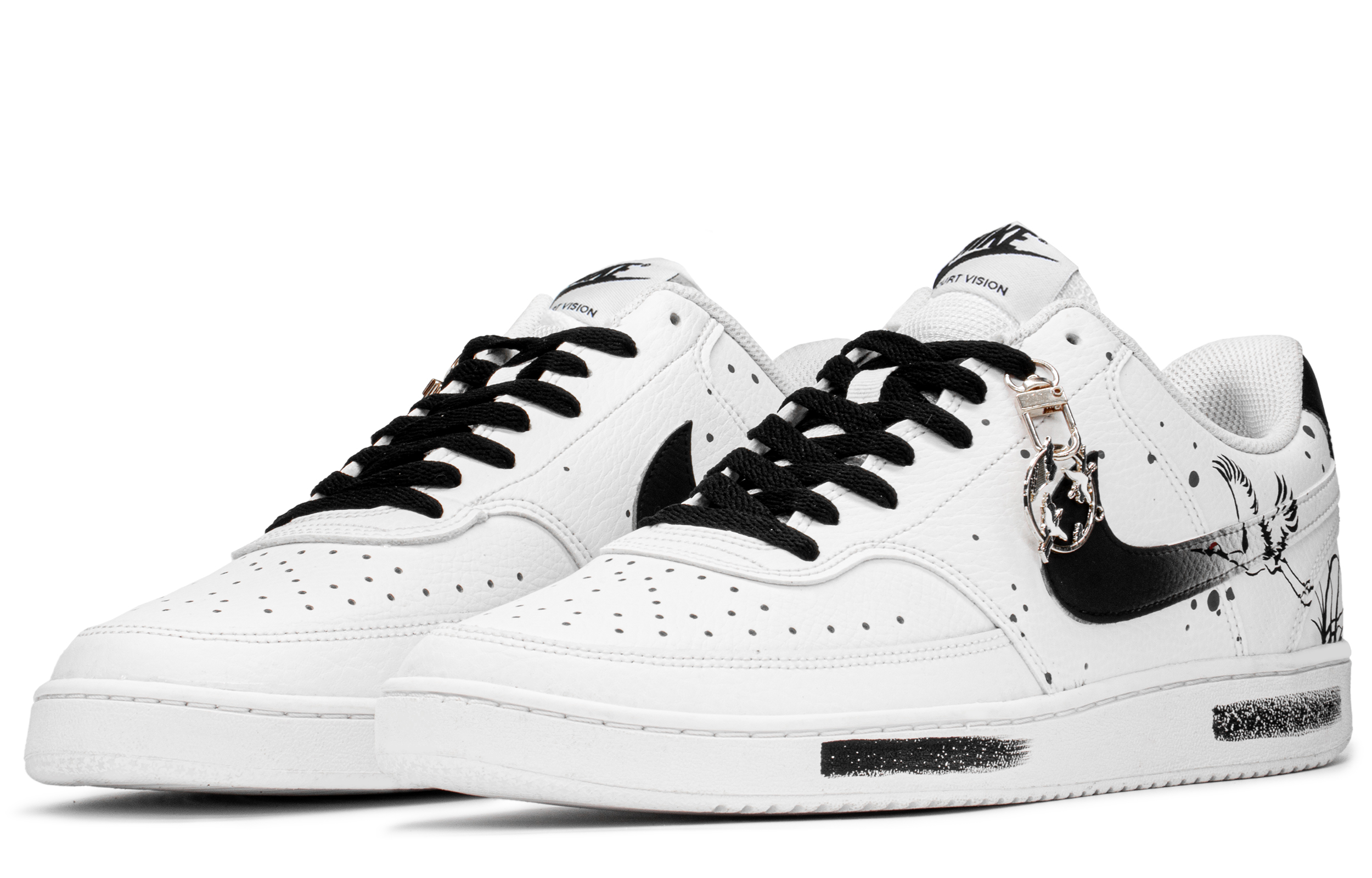 [Custom Shoes] Nike Court Vision 1 Low 'Ink Crane' 圖 3