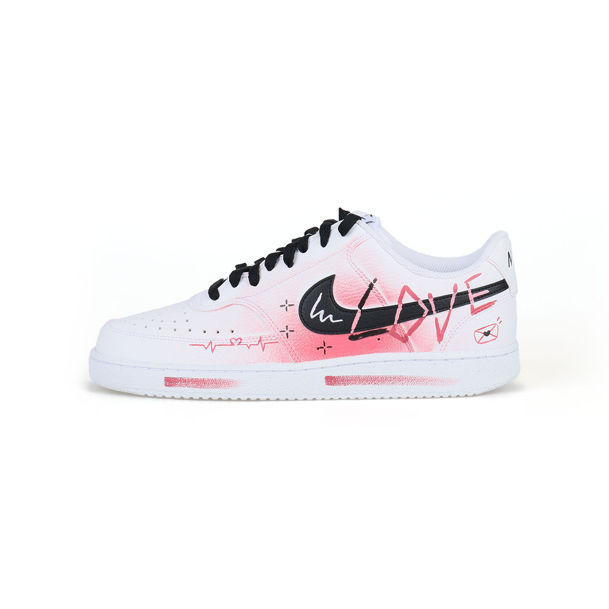 [Custom Shoes] Nike Court Vision 1 Low 'Love Pink Note' 圖 2