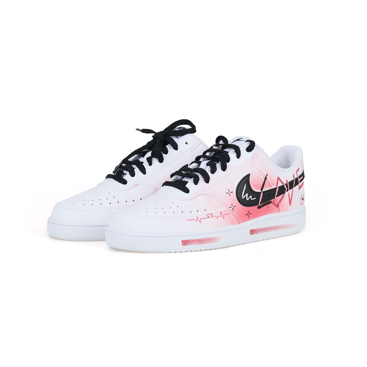 [Custom Shoes] Nike Court Vision 1 Low 'Love Pink Note' 圖 4
