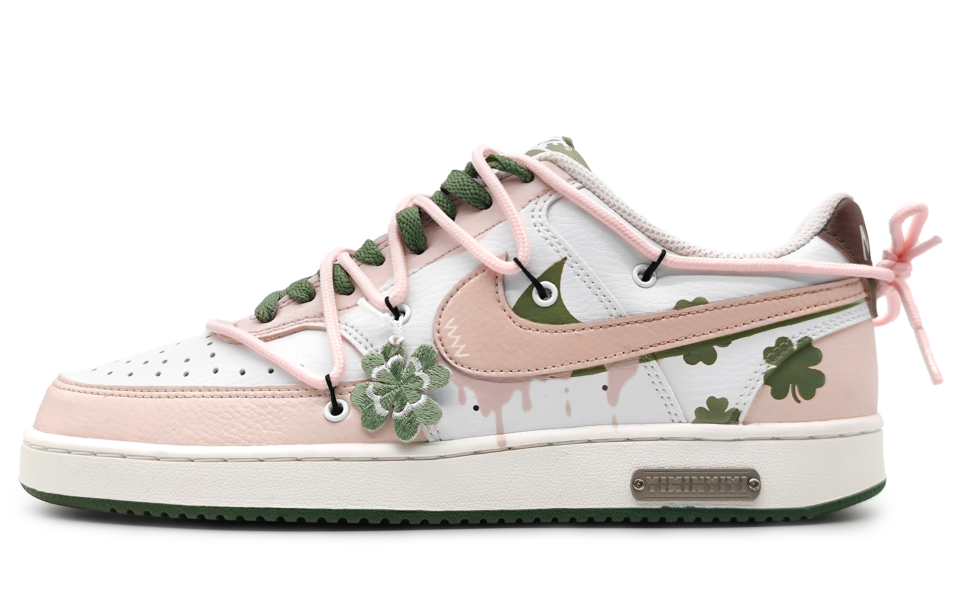 [Custom Shoes] Nike Court Vision 1 Low 'Lucky Clover Pink' 圖 2