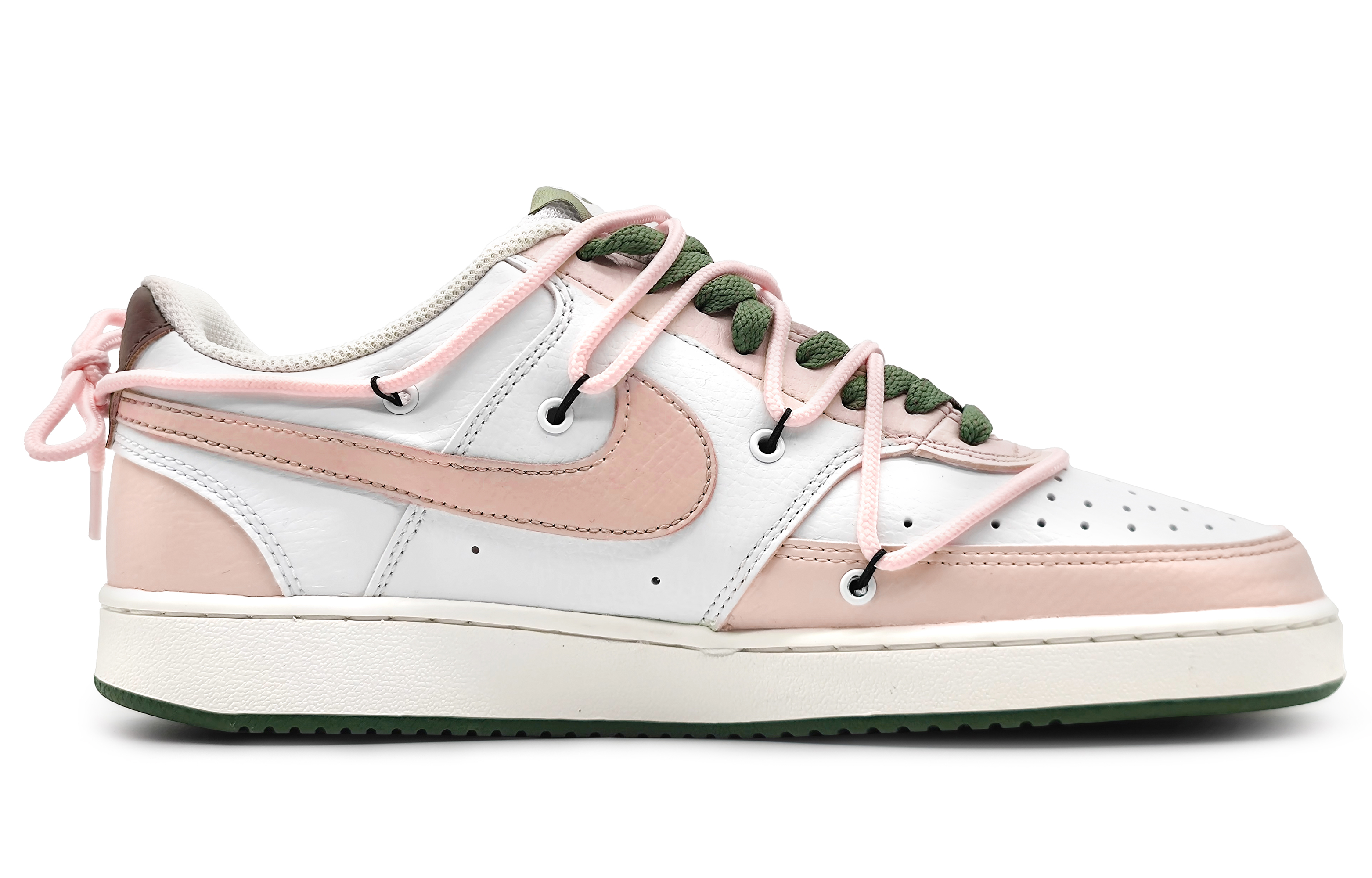 [Custom Shoes] Nike Court Vision 1 Low 'Lucky Clover Pink' 圖 3