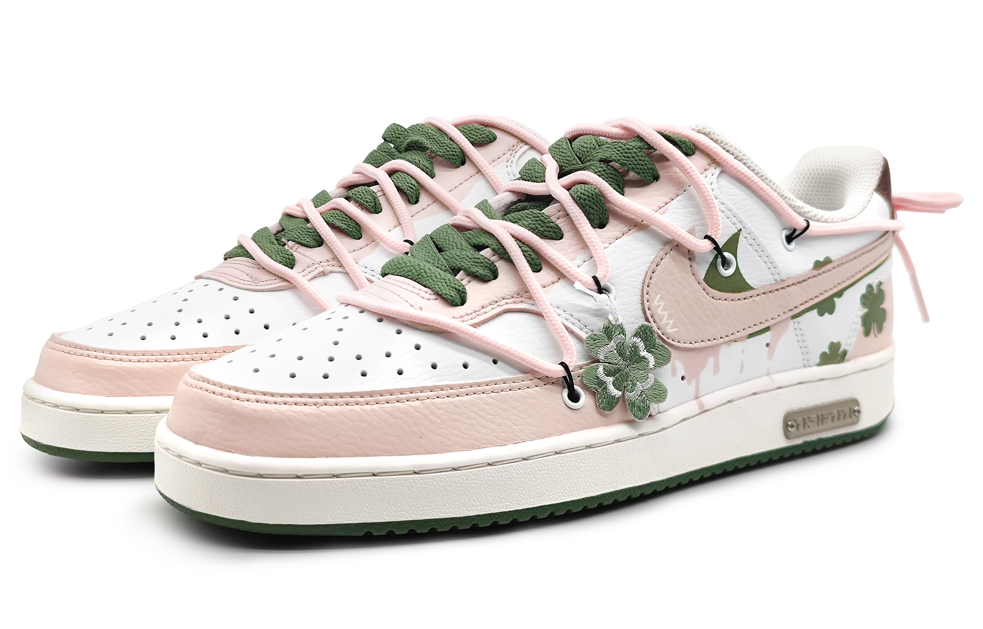 [Custom Shoes] Nike Court Vision 1 Low 'Lucky Clover Pink' 圖 4