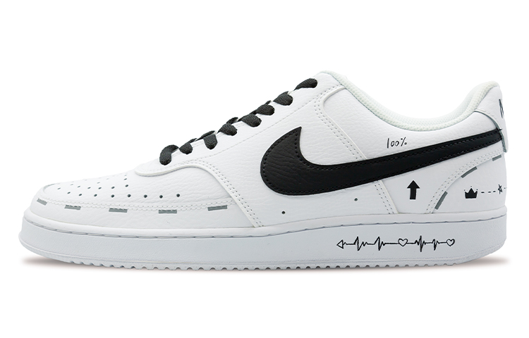 Buy ナイキ コートビジョン1 ロー "ミニマル 黒白" CD5463-101(Team28-男款极简QD)