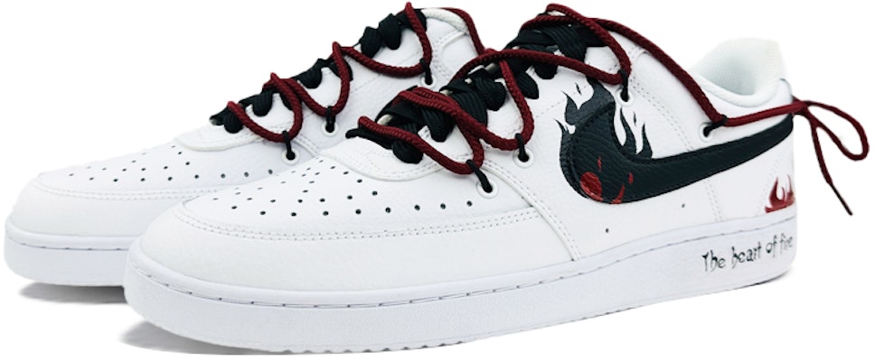Zapatillas Nike Court Vision 1 Low 'Llama Corazón Minimalista' CD5463-101(Team40-男款火焰之心红黑) Lookbook Zapatillas Nike Court Vision 1 Low 'Llama Corazón Minimalista' CD5463-101(Team40-男款火焰之心红黑)