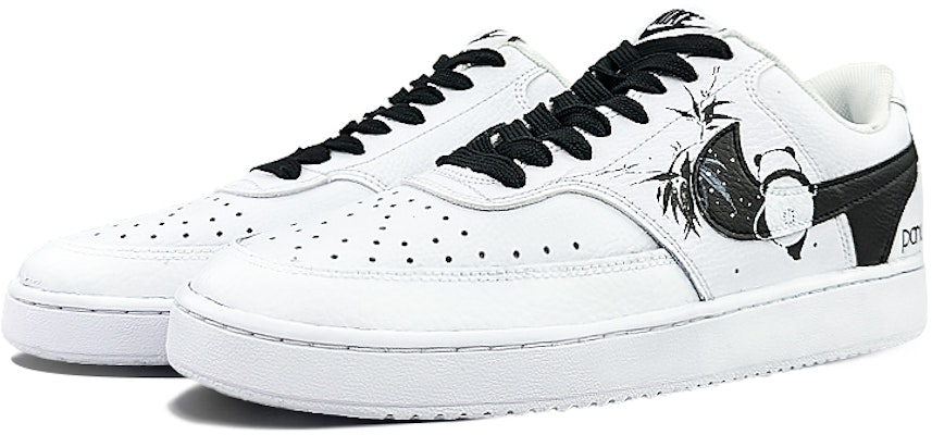 Zapatillas Nike Court Vision 1 Low 'Panda Blanco Negro Minimalista' CD5463-101(Team40-男款爬墙熊猫黑白) Lookbook Zapatillas Nike Court Vision 1 Low 'Panda Blanco Negro Minimalista' CD5463-101(Team40-男款爬墙熊猫黑白)