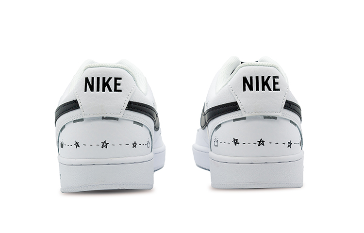 Shop ナイキ コートビジョン1 ロー "ミニマル 黒白" CD5463-101(Team28-男款极简QD)