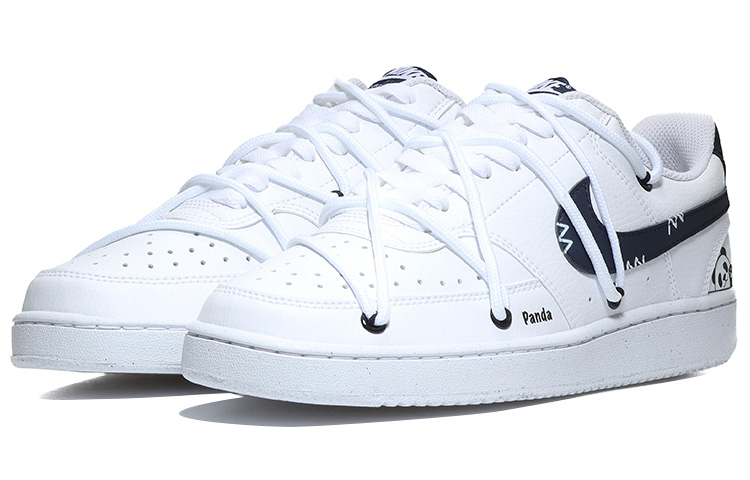 Lookbook [Custom Shoes] Nike Court Vision 1 Low 'Navy Blue Panda'