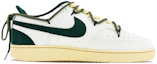 Order 【客製化球鞋】Nike Court Vision 1 LO NCPS 橄欖果 解構鞋帶 植物線稿 復古 低筒 板鞋 男女款 綠灰