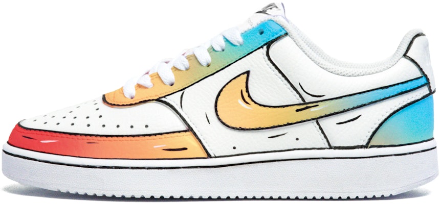 【客製球鞋】 Nike Court Vision 1 Low 平行宇宙 動畫二次元 塗鴉 手繪 小白鞋 低筒 板鞋 男款 紅橙藍 Buy 【客製球鞋】 Nike Court Vision 1 Low 平行宇宙 動畫二次元 塗鴉 手繪 小白鞋 低筒 板鞋 男款 紅橙藍