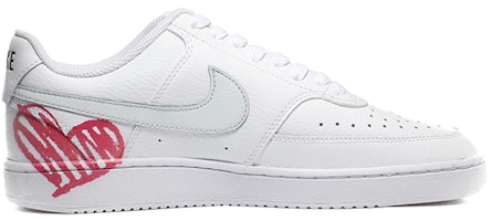 【定制鞋款】Nike Court Vision 1 Low '桃心之爱' CD5463-101(Team10-桃红心电爱心QD) Order 【定制鞋款】Nike Court Vision 1 Low '桃心之爱' CD5463-101(Team10-桃红心电爱心QD)