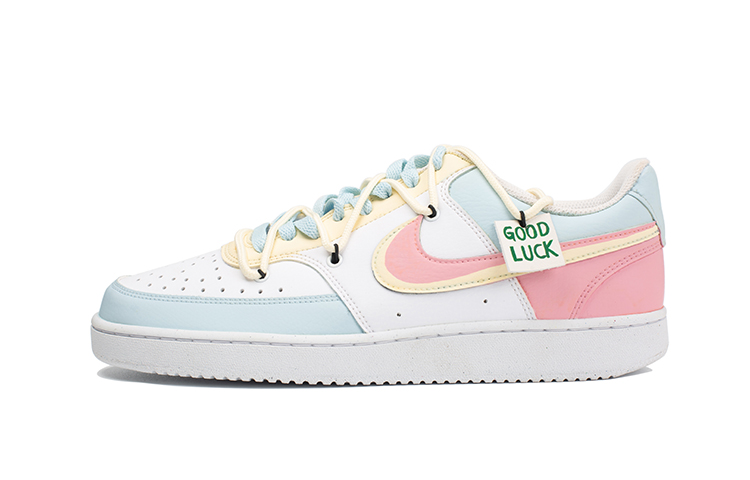 [Custom Shoes] Nike Court Vision 1 Low 'Pink Blue Youthful'