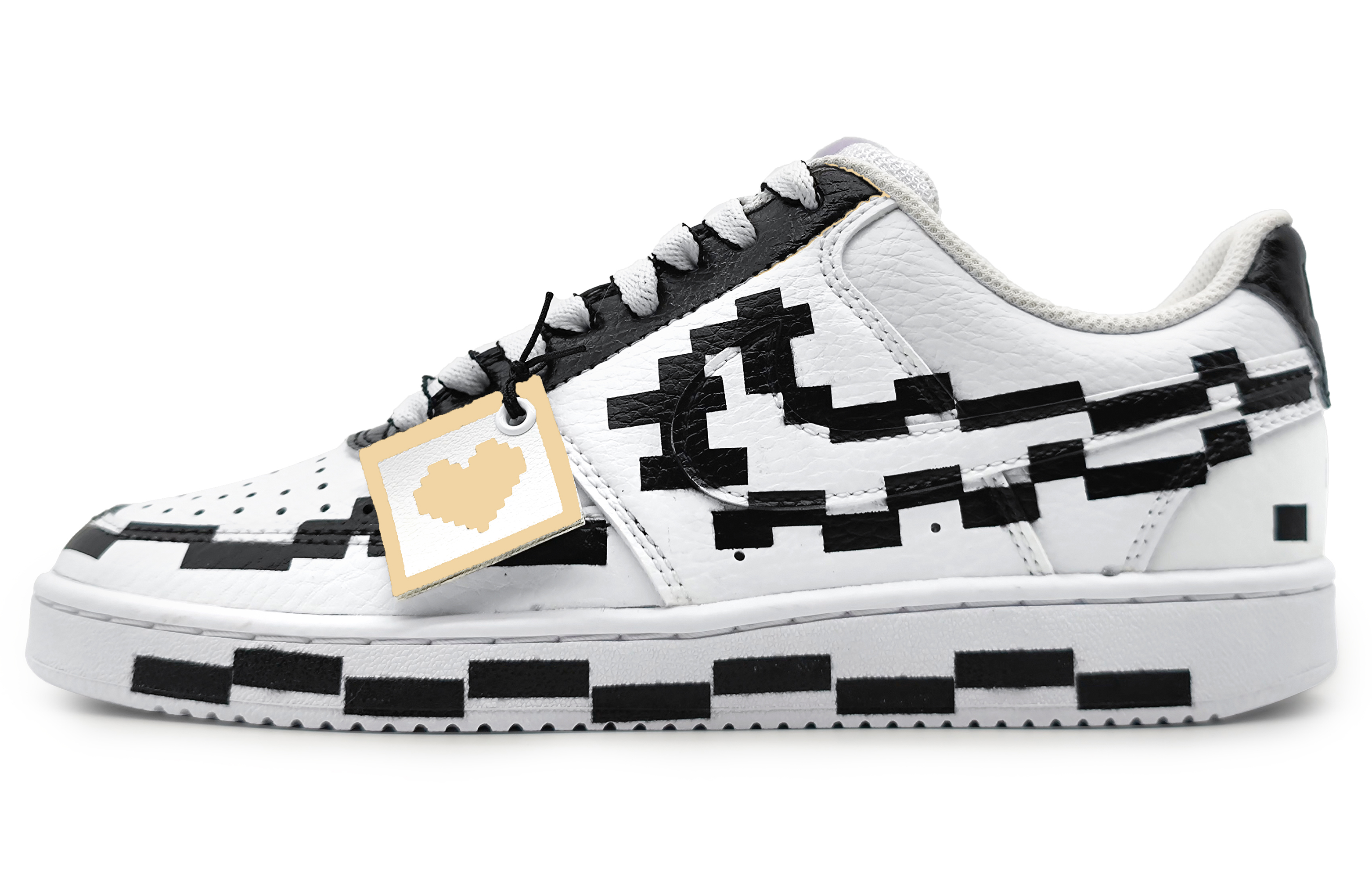 Buy Zapatillas Nike Court Vision 1 Low 'Pixel Love Blanco-Negro' CD5434-100(Team16-女款像素情书黄)