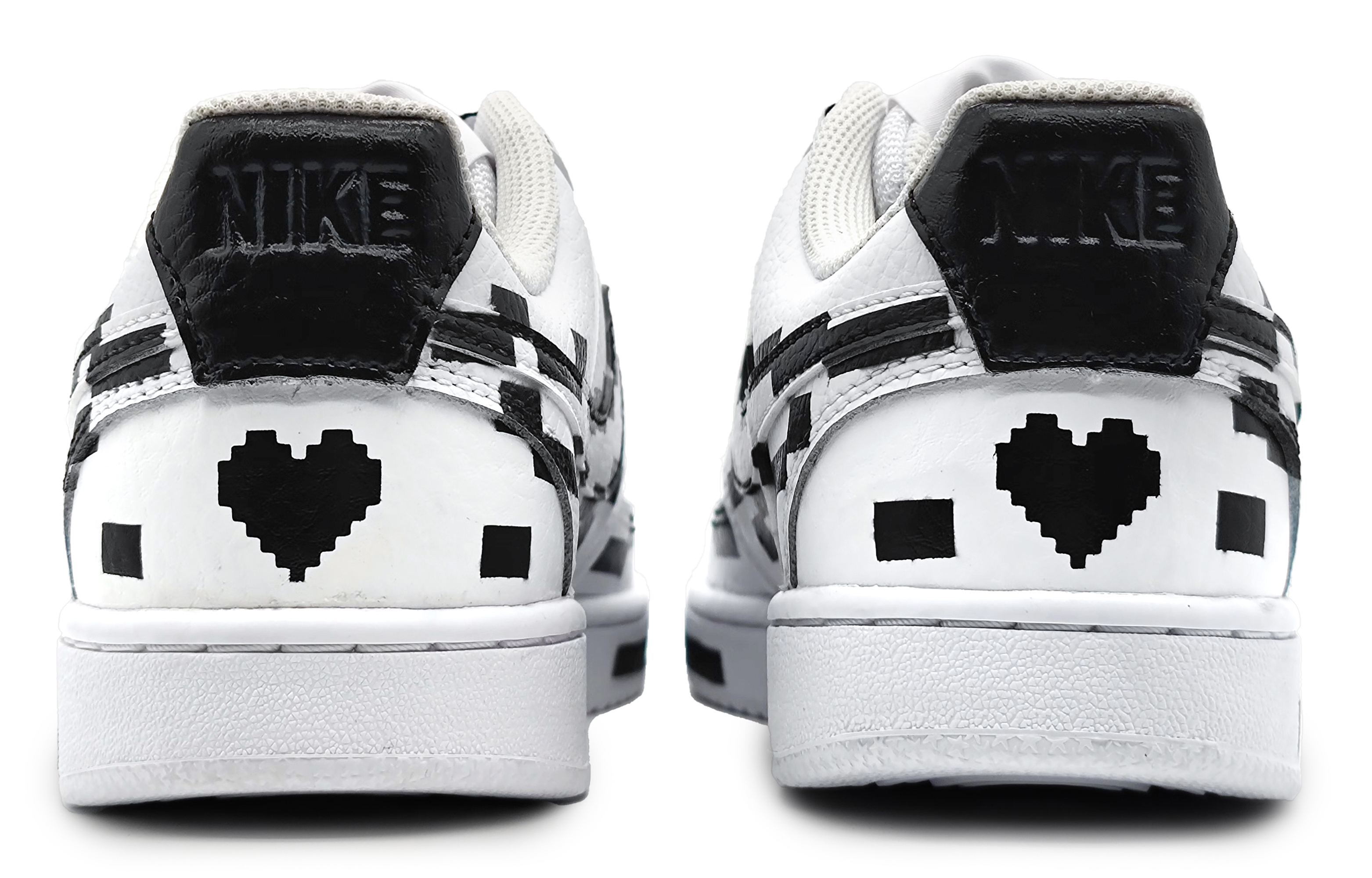 Purchase [定制鞋款] 耐克 Court Vision 1 Low '像素之爱' DH2987-101(Team16-男款像素情书黑)