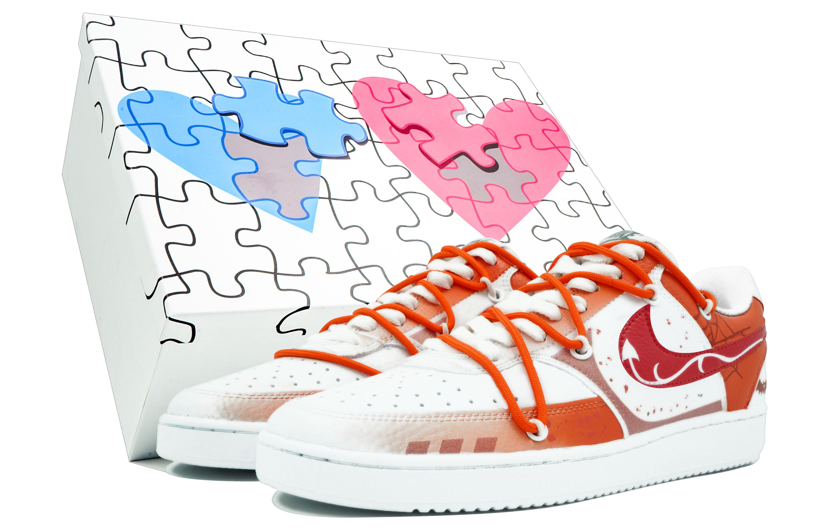 [Custom Shoes] Nike Court Vision 1 Low 'Red Devil'