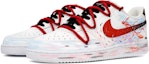 Shop 나이키 커스텀 코트 비전 1 로우 '레드 스케일' (Nike Custom Court Vision 1 Low 'Red Scale') DH2987-101(Team103-并蒂红鳞-)