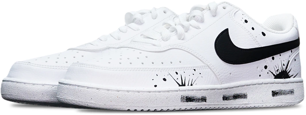 나이키 커스텀 코트 비전 로우 '스플래터 브러쉬' (72 characters) DH2987-101(TeamT-泼墨笔刷黑白) Lookbook 나이키 커스텀 코트 비전 로우 '스플래터 브러쉬' (72 characters) DH2987-101(TeamT-泼墨笔刷黑白)