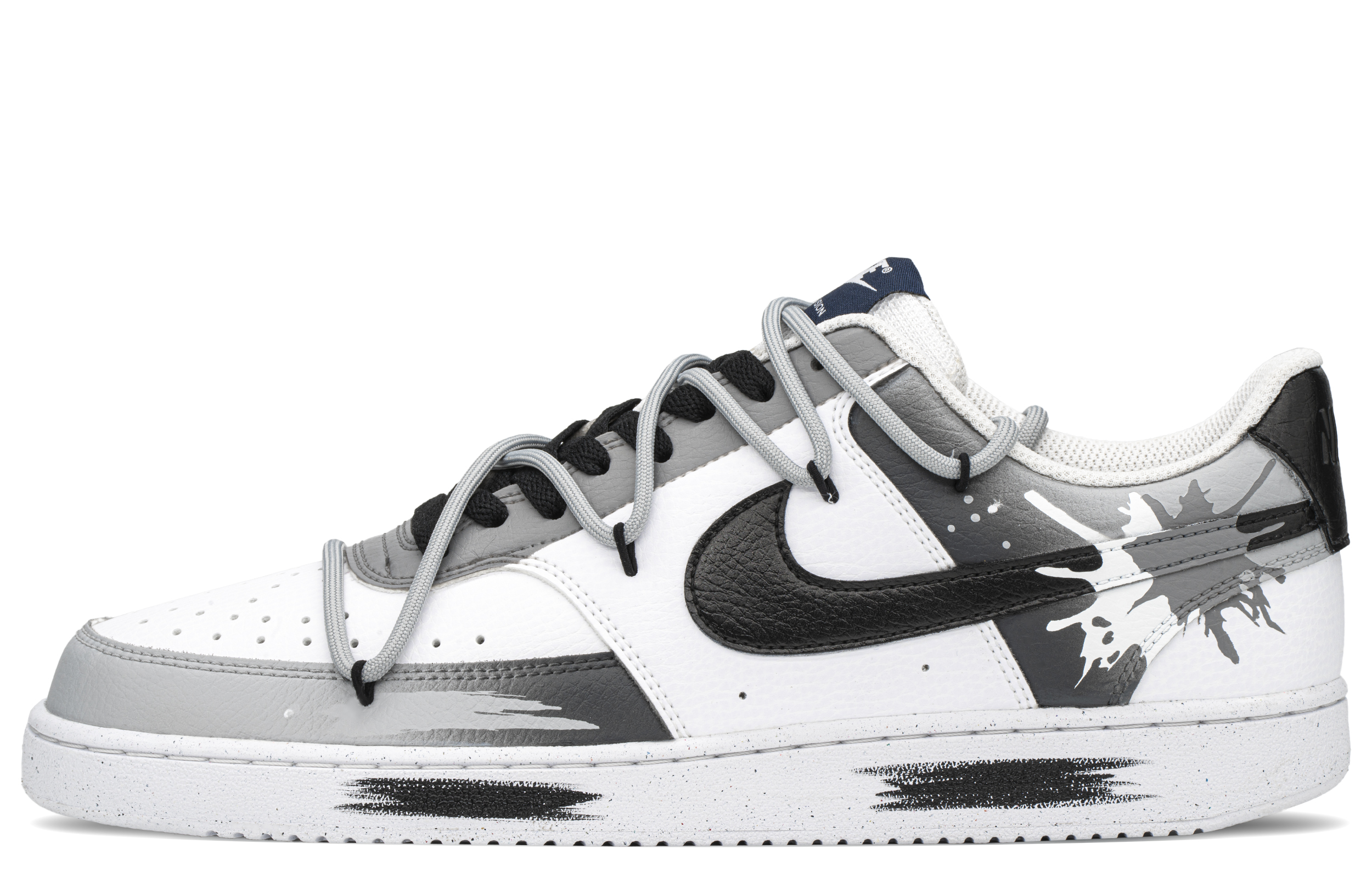 [Custom Shoes] Nike Court Vision 1 Low 'Splatter Graffiti'