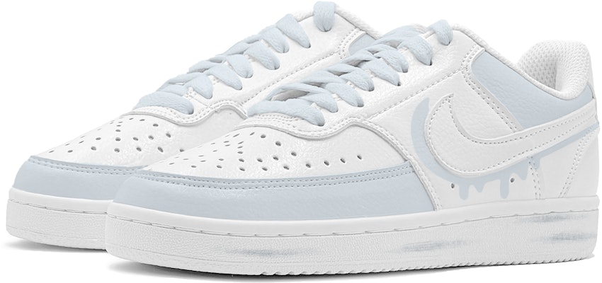 나이키 코트 비전 1 로우 '여름 물방울 블루-화이트' (Custom Shoes) CD5463-100(TeamS-水滴QDS-BOX) Lookbook 나이키 코트 비전 1 로우 '여름 물방울 블루-화이트' (Custom Shoes) CD5463-100(TeamS-水滴QDS-BOX)