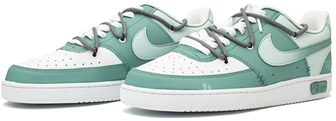 ナイキ コート ビジョン 1 ロー 'ヴィンテージ グリーン'【カスタムシューズ】 DH2987-101(TEAM109-复古绿) Lookbook ナイキ コート ビジョン 1 ロー 'ヴィンテージ グリーン'【カスタムシューズ】 DH2987-101(TEAM109-复古绿)