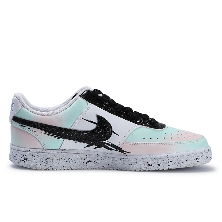 Lookbook 나이키 코트 비전 1 로우 '버추얼 샤크' (커스텀) DH2987-101(Team130-VAM元虚空间)