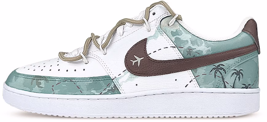 나이키 커스텀 코트 비전 로우 '화이트-그린 팜트리 그라피티' (78 characters) CD5463-101(Team47-男款C椰树飞机解构) Buy 나이키 커스텀 코트 비전 로우 '화이트-그린 팜트리 그라피티' (78 characters) CD5463-101(Team47-男款C椰树飞机解构)