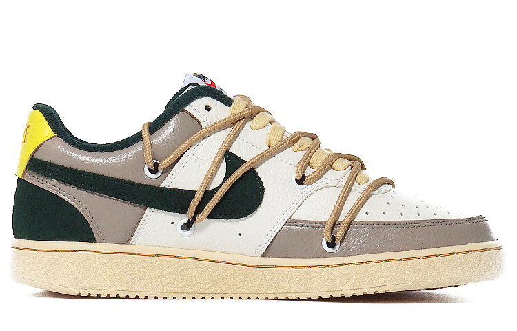 Order 【客製化球鞋】 Nike Court Vision LO 哥德十字架 虛無城市 耐磨防滑減震 低筒 板鞋 男女同款 帆白綠