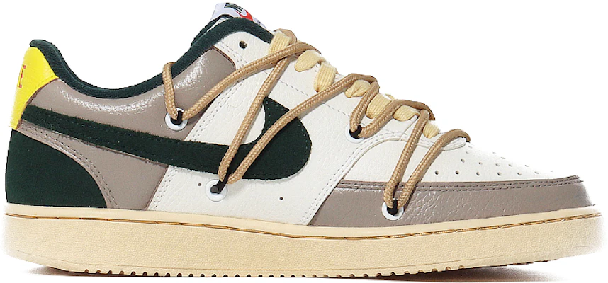 【客製化球鞋】 Nike Court Vision LO 哥德十字架 虛無城市 耐磨防滑減震 低筒 板鞋 男女同款 帆白綠 Order 【客製化球鞋】 Nike Court Vision LO 哥德十字架 虛無城市 耐磨防滑減震 低筒 板鞋 男女同款 帆白綠