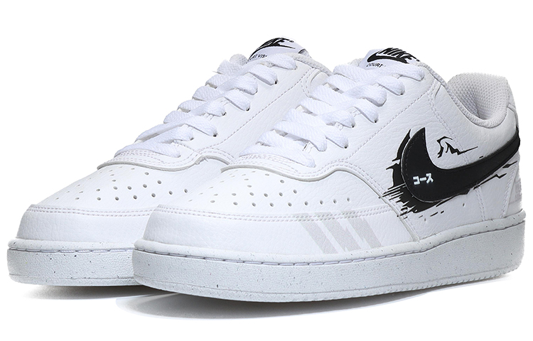 Lookbook [定制鞋款] Nike Court Vision Low 'Akina 白色-黑色' DH2987-101(Team10-赛车世界QD)