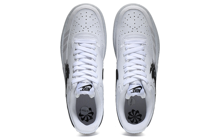 Shop [定制鞋款] Nike Court Vision Low 'Akina 白色-黑色' DH2987-101(Team10-赛车世界QD)