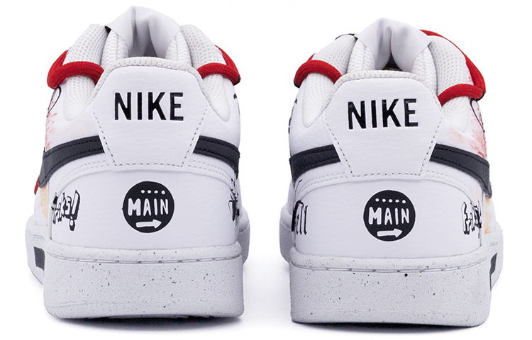 Shop Zapatillas Nike Court Vision Low 'Graffiti Americano Negro Blanco' DH2987-101(team肆--涂鸦手绘A)