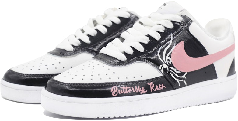 나이키 커스텀 코트 비전 로우 '블랙 핑크 그래피티' (79 characters) DH2987-101-458106 Lookbook 나이키 커스텀 코트 비전 로우 '블랙 핑크 그래피티' (79 characters) DH2987-101-458106