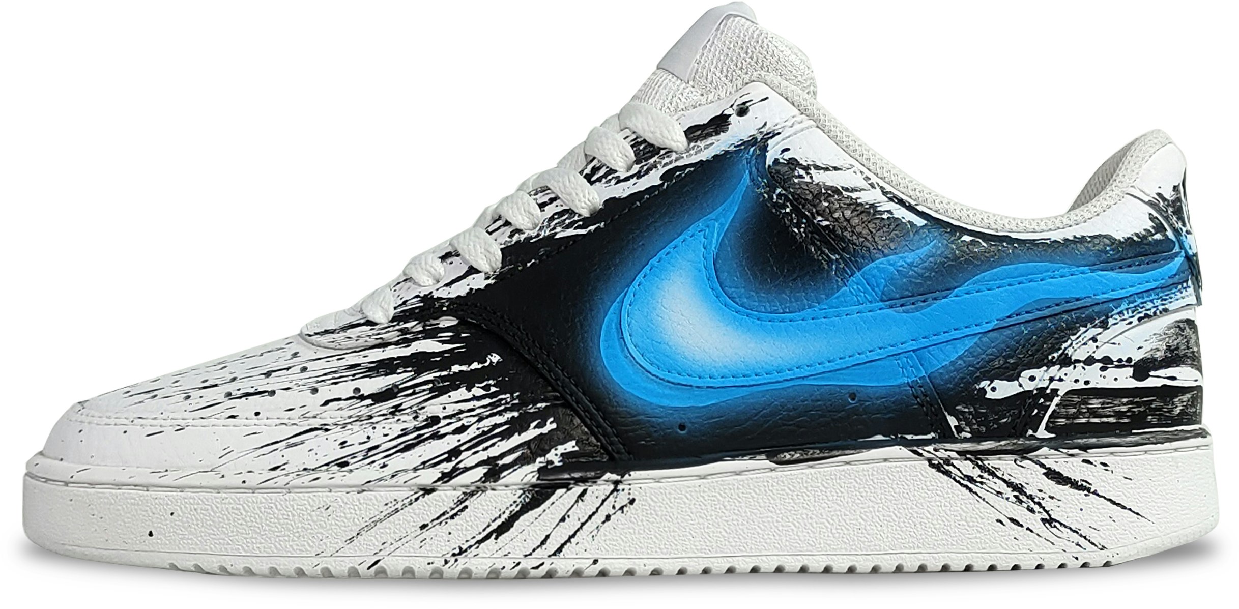custom-shoes-nike-court-vision-low-black-white-blue