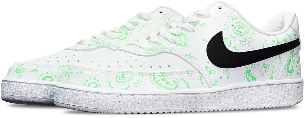 Nike Court Vision Low Personalizadas "Cashew" DH2987-101(TeamT-腰果花黑白绿) Lookbook Nike Court Vision Low Personalizadas "Cashew" DH2987-101(TeamT-腰果花黑白绿)